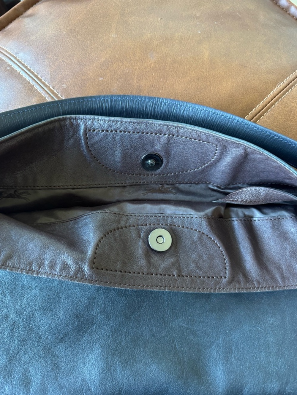 Longchamp Black Leather Shoulder Bag - Picture 5 of 9